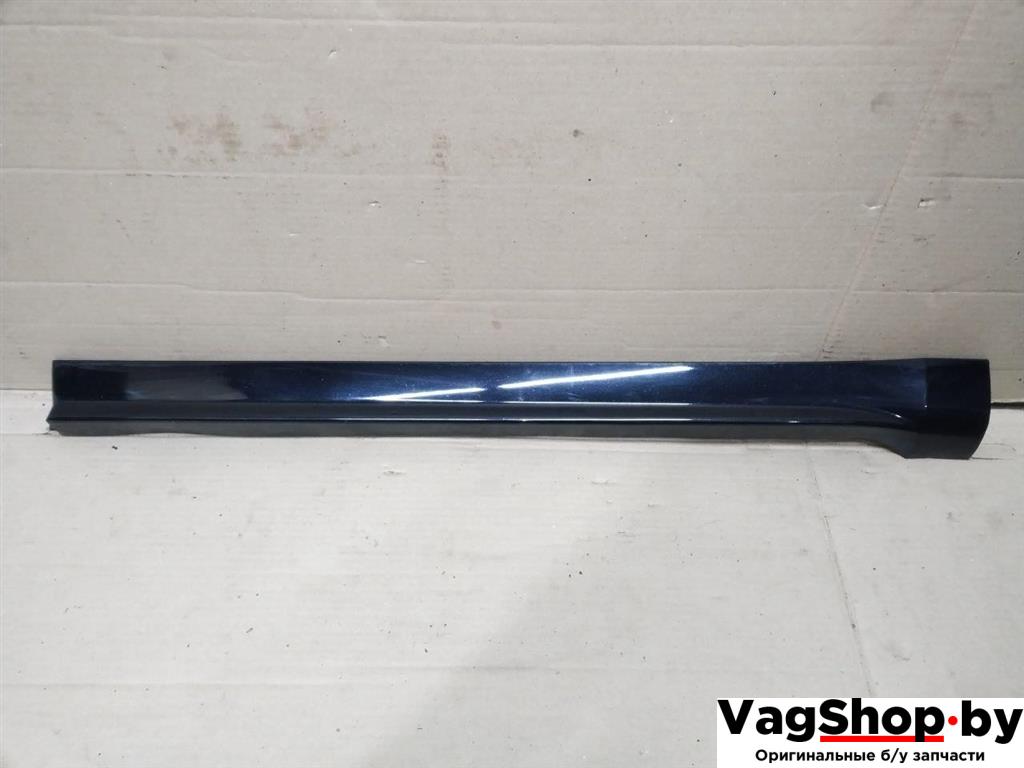 молдинг двери задней левой Volkswagen Sharan 2 поколение 2011, 2.0 л., TDi, CFF, дизель, МКПП, черный, минивэн, передний привод, 7N0854949H - фото №1