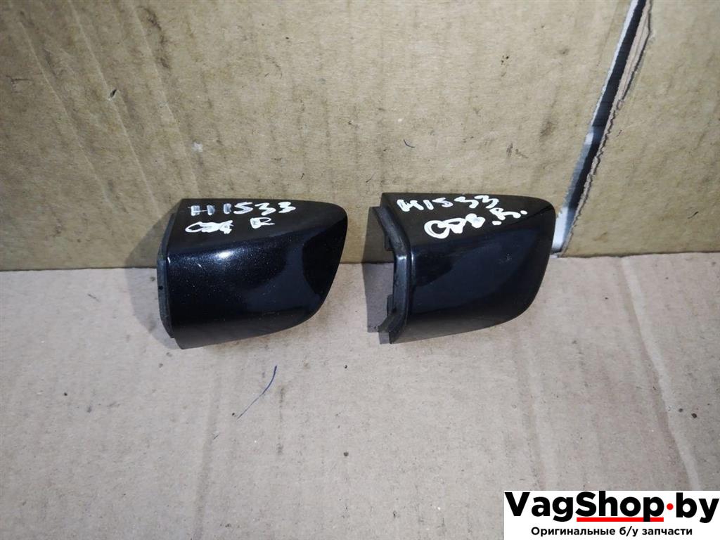 Колпачок (заглушка) ручки двери Volkswagen Sharan 2 поколение 2011, 2.0 л., TDi, CFF, дизель, МКПП, черный, минивэн, передний привод, 1K8839167B - фото №1