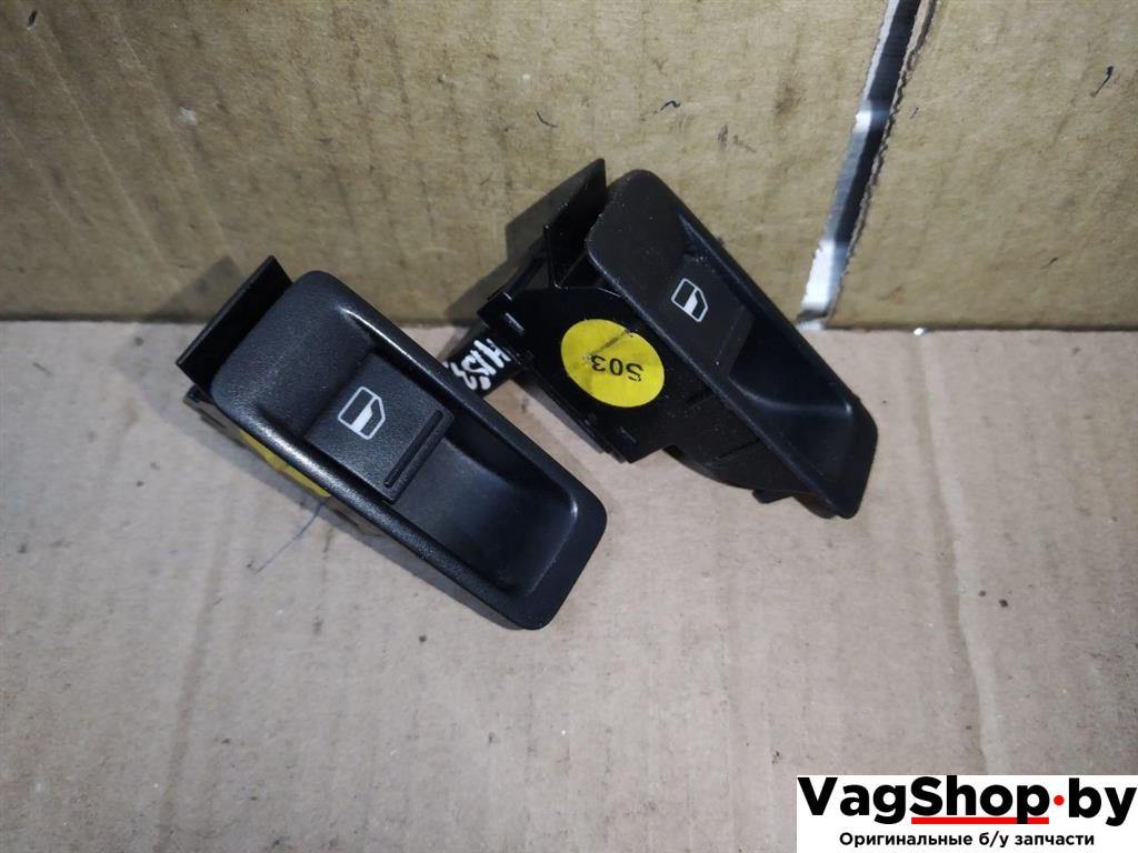 кнопка стеклоподъемника Volkswagen Sharan 2 поколение 2011, 2.0 л., TDi, CFF, дизель, МКПП, черный, минивэн, передний привод, 7L6959855B, 7N0959551 - фото №1