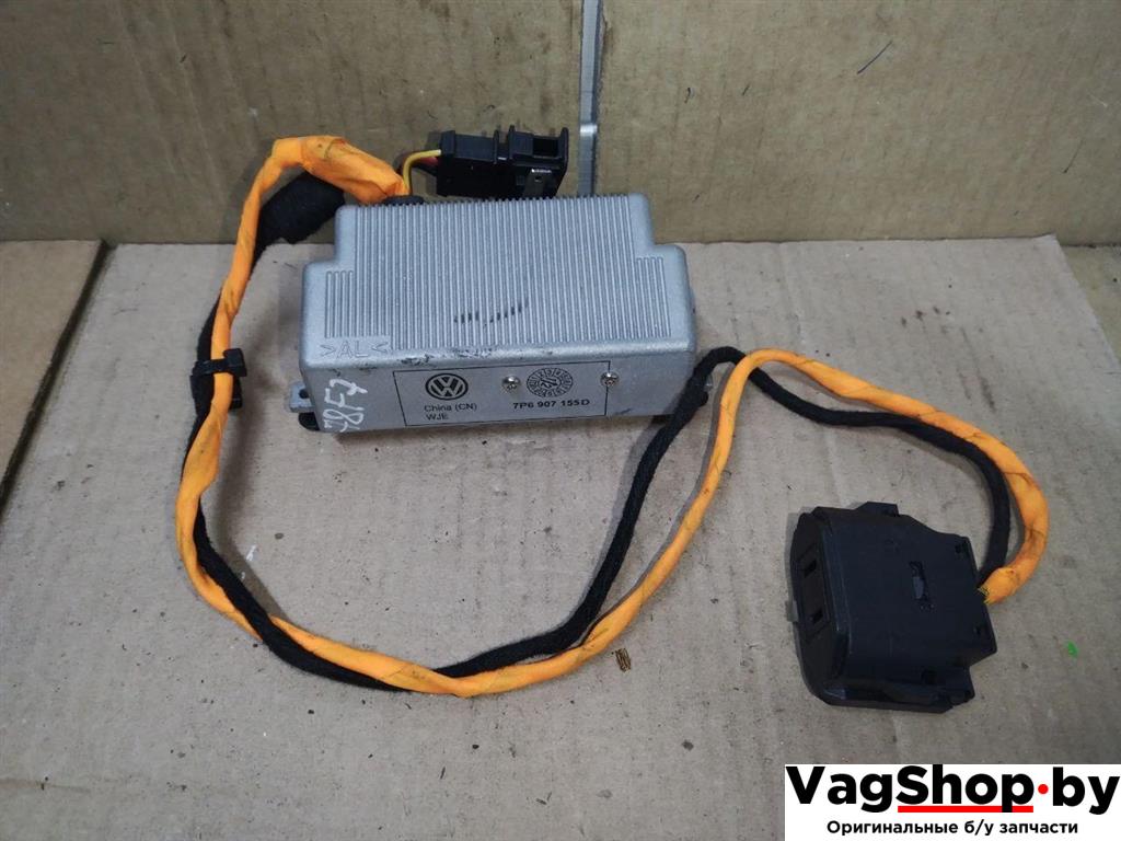 Преобразователь напряжения Volkswagen Touareg 2 поколение 2013, 3.6 л., FSI, CGR, бензин, АКПП, серый, внедорожник 5 дв., полный привод, 7P6907155D - фото №1