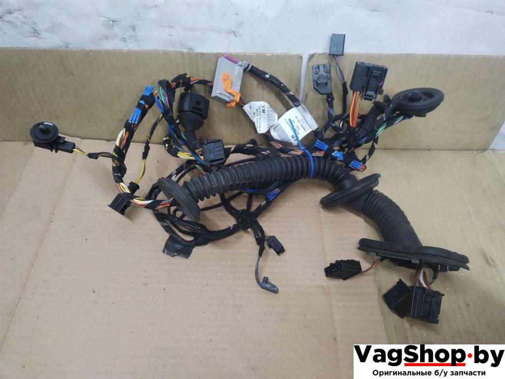 дверная проводка Volkswagen Touareg 1 поколение 2006, 2.5 л., TDi, BAC, дизель, АКПП, синий, внедорожник 5 дв., полный привод, 7L6971120, 7L6971121J - фото №1