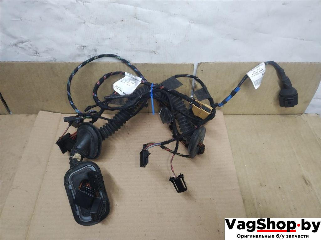 дверная проводка Volkswagen Touareg 1 поколение 2006, 2.5 л., TDi, BAC, дизель, АКПП, синий, внедорожник 5 дв., полный привод, 7L6971694H, 7L6971693K - фото №1