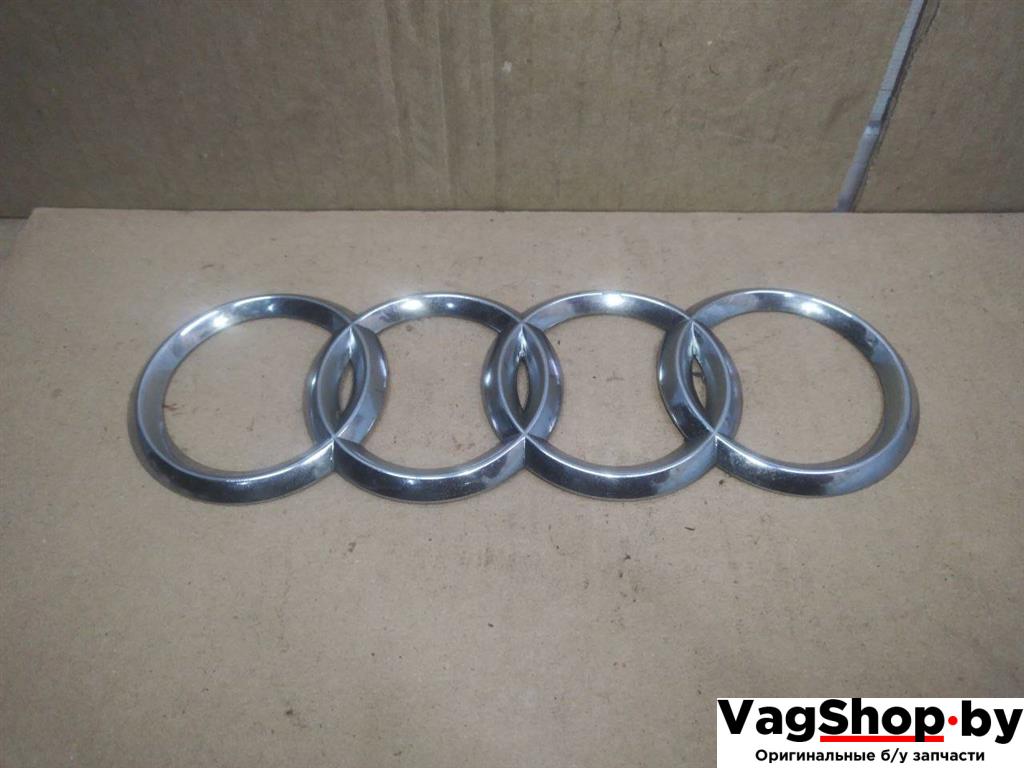 эмблема Audi Q7 4L 2008, 3.0 л., TDi, дизель, АКПП, черный, внедорожник 5 дв., полный привод, 4E0853742 - фото №1