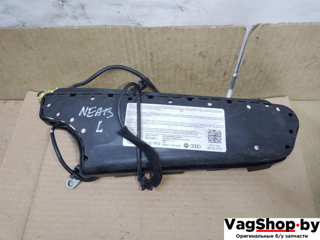 подушка безопасности сиденья Audi Q7 4L 2007, 3.0 л., TDi, BUG, дизель, АКПП, черный, внедорожник 5 дв., полный привод, 4L0880241B - фото №1