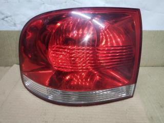 фонарь задний левый Volkswagen Touareg 1 поколение 2006, 2.5 л., TDi, BAC, дизель, АКПП, синий, внедорожник 5 дв., полный привод