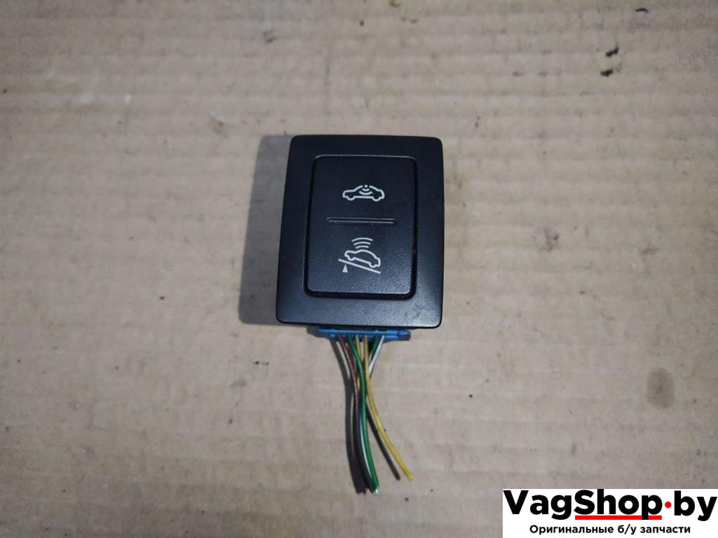 кнопка (выключатель) Volkswagen Touareg 1 поколение 2006, 2.5 л., TDi, BAC, дизель, АКПП, синий, внедорожник 5 дв., полный привод, 7L69598993X1 - фото №1