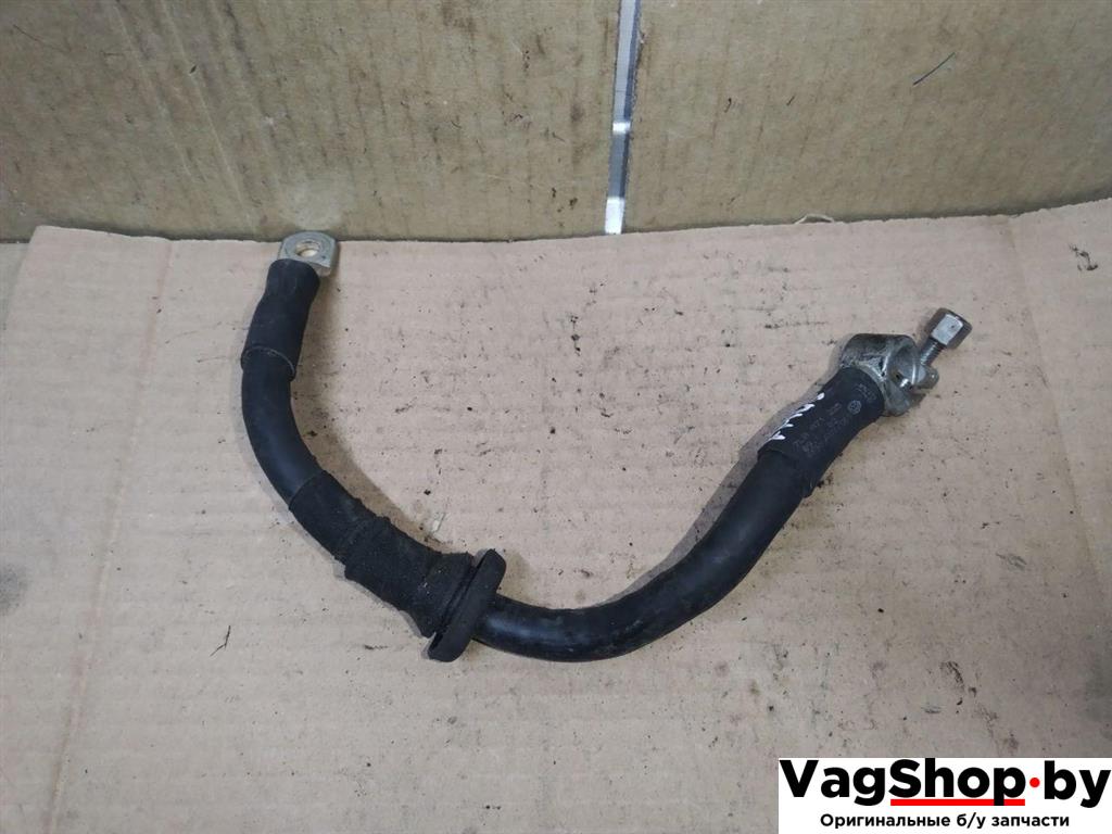 клемма аккумулятора минус Volkswagen Touareg 1 поколение 2006, 2.5 л., TDi, BAC, дизель, АКПП, синий, внедорожник 5 дв., полный привод, 7L0971235 - фото №1