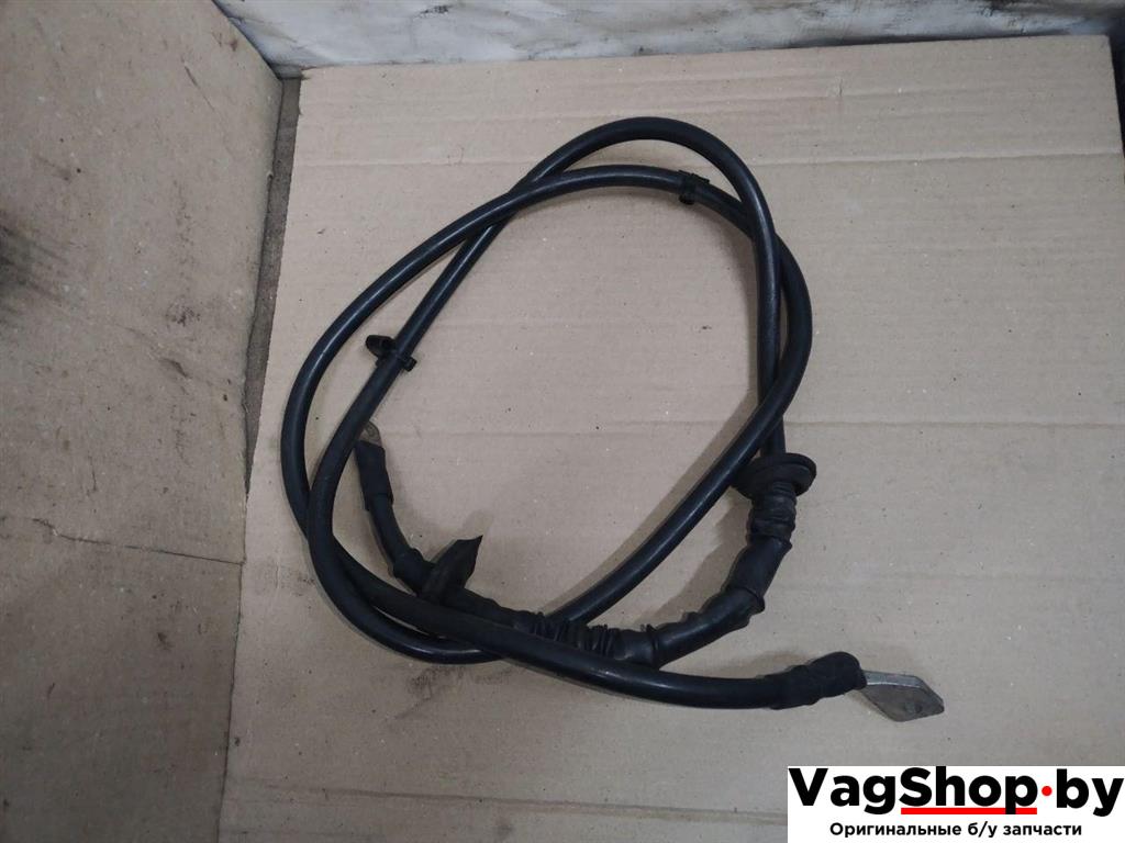 плюсовой провод аккумулятора Volkswagen Touareg 1 поколение 2006, 2.5 л., TDi, BAC, дизель, АКПП, синий, внедорожник 5 дв., полный привод, 7L0971599 - фото №1
