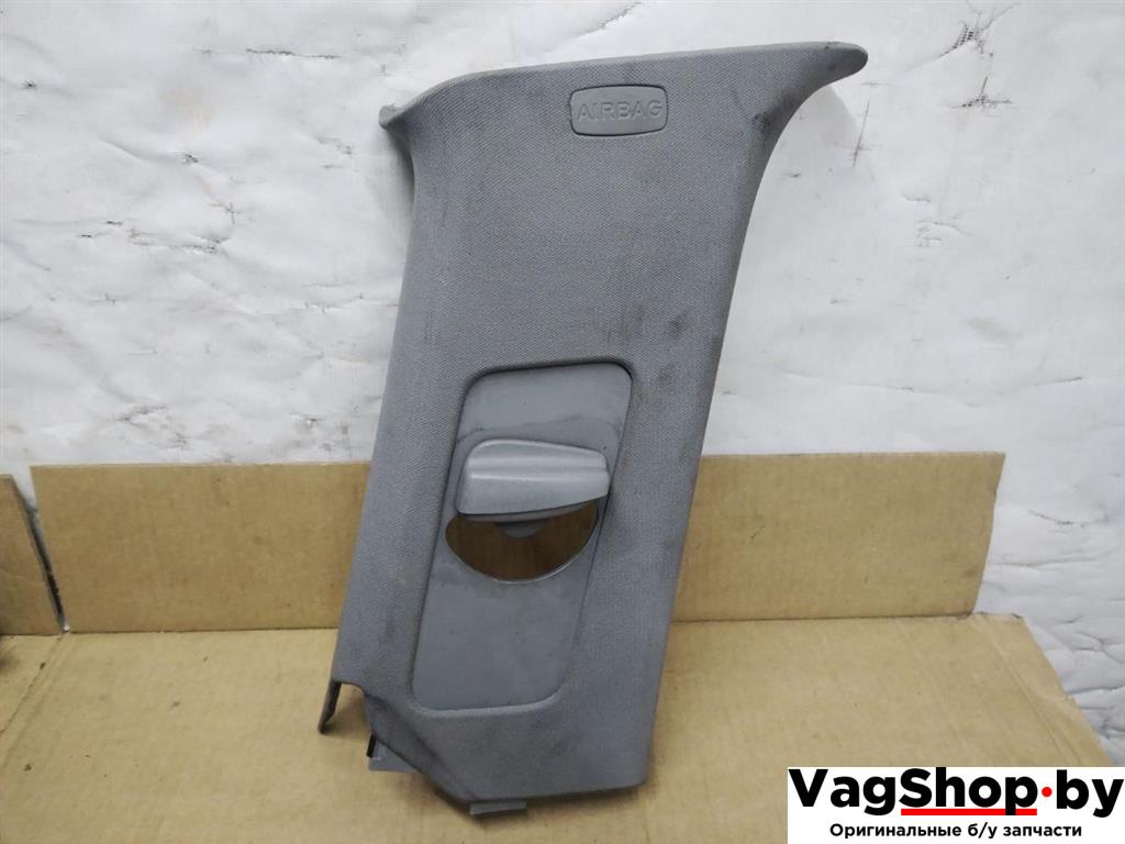 обшивка стойки задней левой Volkswagen Touareg 1 поколение 2006, 2.5 л., TDi, BAC, дизель, АКПП, синий, внедорожник 5 дв., полный привод, 7L6867241AG3S3 - фото №1