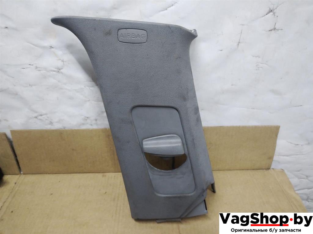 обшивка стойки задней правой Volkswagen Touareg 1 поколение 2006, 2.5 л., TDi, BAC, дизель, АКПП, синий, внедорожник 5 дв., полный привод, 7L6867242AG3S3 - фото №1