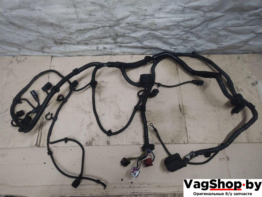 проводка двигателя Volkswagen Touareg 1 поколение 2006, 2.5 л., TDi, BAC, дизель, АКПП, синий, внедорожник 5 дв., полный привод - фото №1