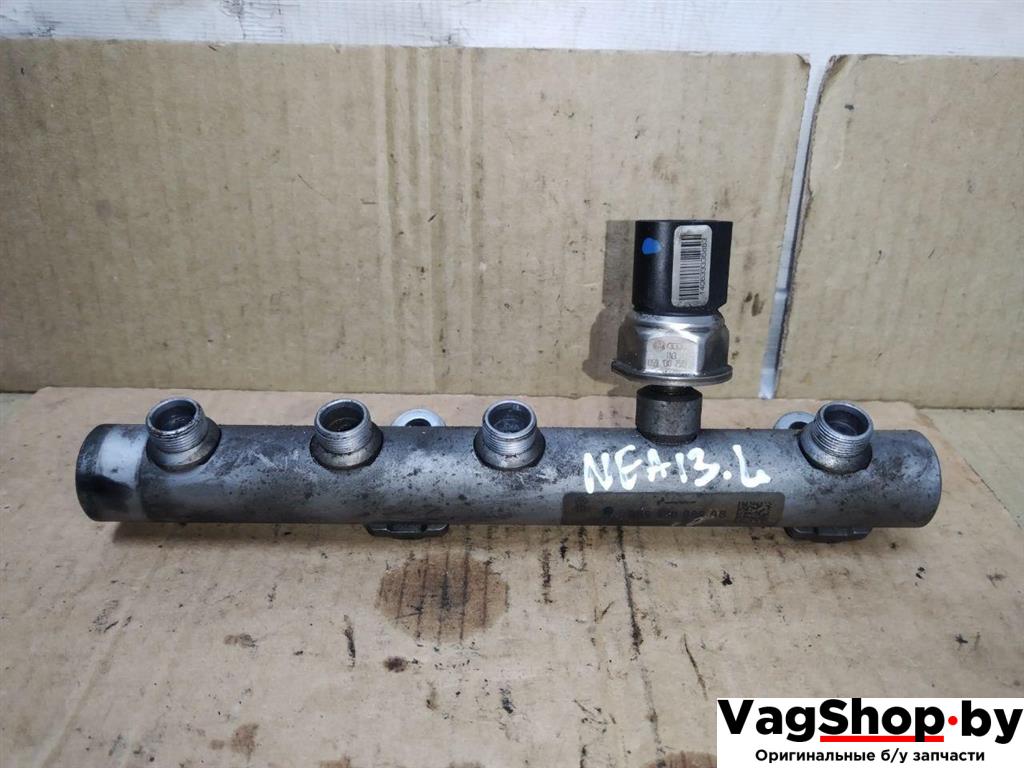 топливная рампа Audi Q7 4L 2007, 3.0 л., TDi, BUG, дизель, АКПП, черный, внедорожник 5 дв., полный привод, 059130758E, 059130089AB - фото №1