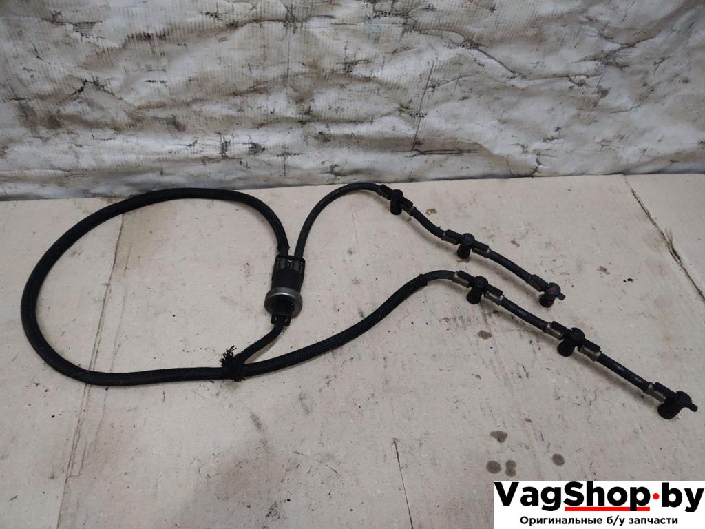 трубка обратки форсунок Audi Q7 4L 2007, 3.0 л., TDi, BUG, дизель, АКПП, черный, внедорожник 5 дв., полный привод, 059130218H - фото №1