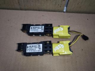 датчик удара Volkswagen Touareg 1 поколение [рестайлинг] 2008, 2.5 л., TDi, BPE, дизель, АКПП, серый, внедорожник 5 дв., полный привод, 4B0959643E