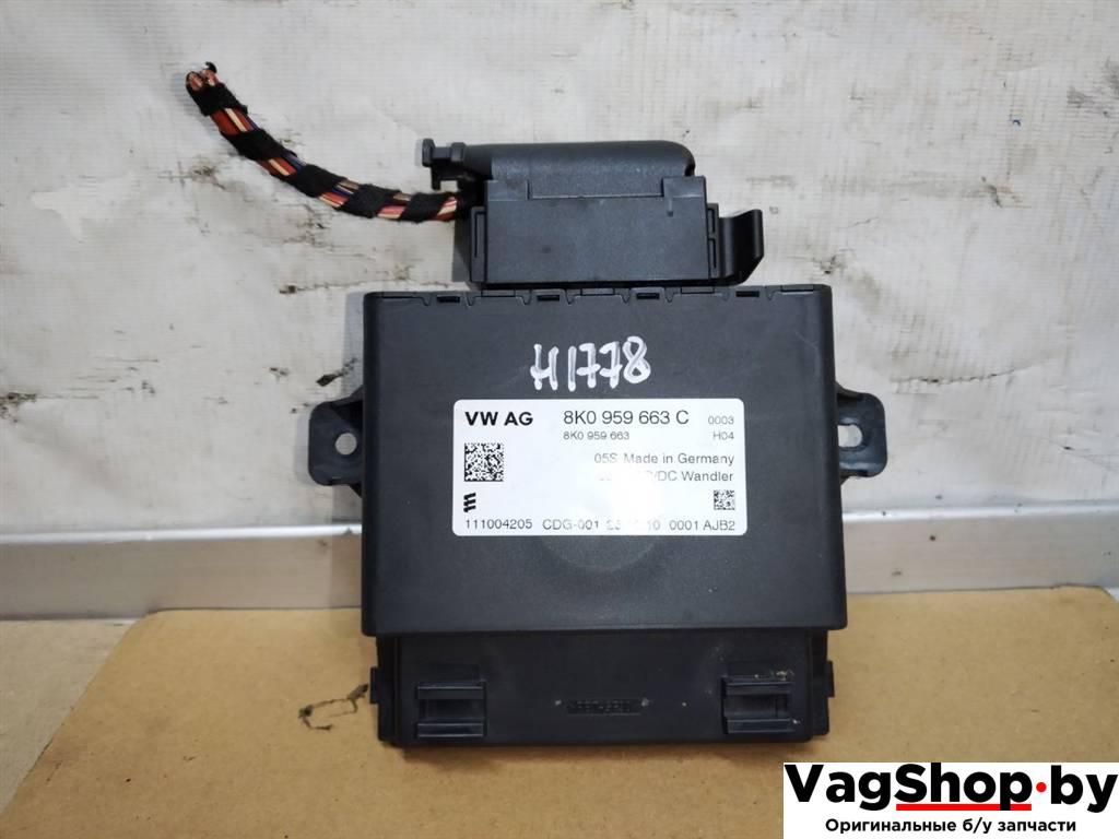 Блок стабилизации напряжения Audi A8 D4/4H 2011, 3.0 л., TDi, CDT, дизель, АКПП, синий, седан, полный привод, 8K0959663C - фото №1