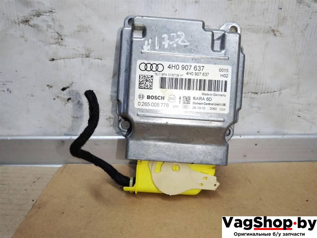 Блок управления ABS/ESP Audi A8 D4/4H 2011, 3.0 л., TDi, CDT, дизель, АКПП, синий, седан, полный привод, 4H0907637 - фото №1