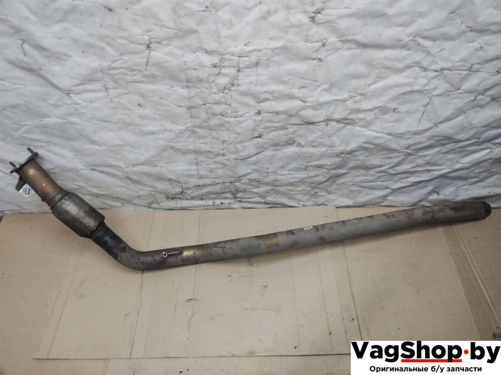 труба приемная глушителя Audi A8 D4/4H 2011, 3.0 л., TDi, CDT, дизель, АКПП, синий, седан, полный привод - фото №1