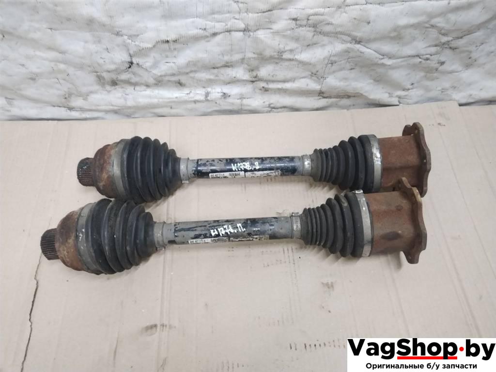 полуось передняя правая (приводной вал, ШРУС) Audi A8 D4/4H 2011, 3.0 л., TDi, CDT, дизель, АКПП, синий, седан, полный привод, 4H0407271H - фото №1