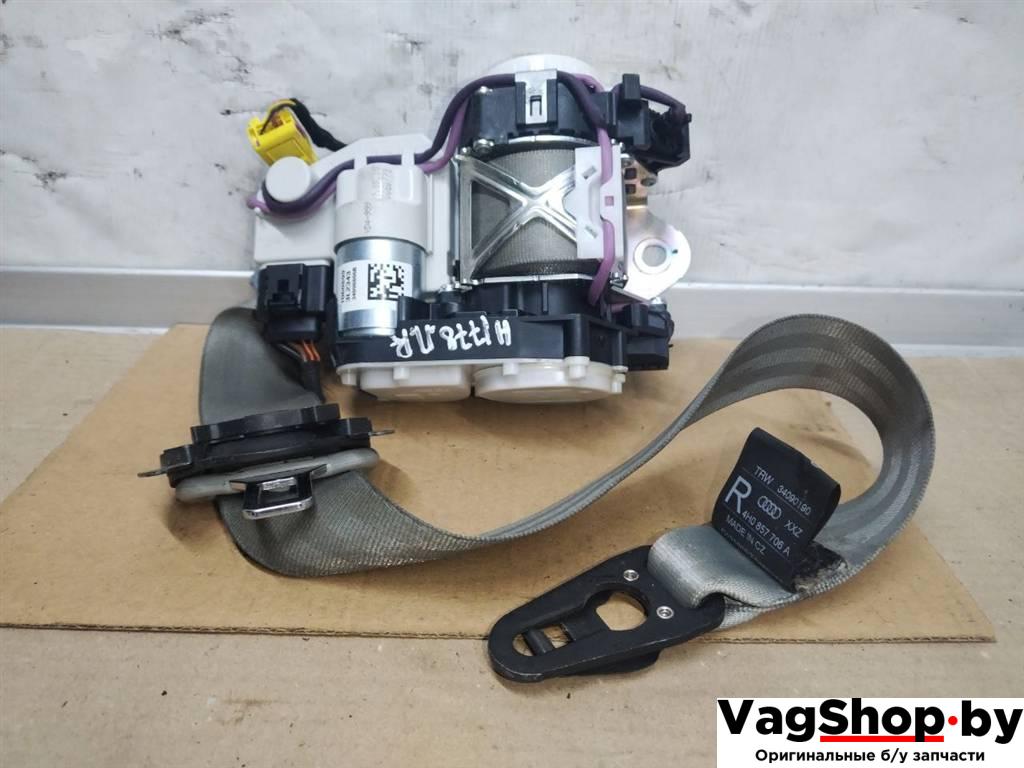 ремень безопасности Audi A8 D4/4H 2011, 3.0 л., TDi, CDT, дизель, АКПП, синий, седан, полный привод, 4H0857706AXXZ - фото №1