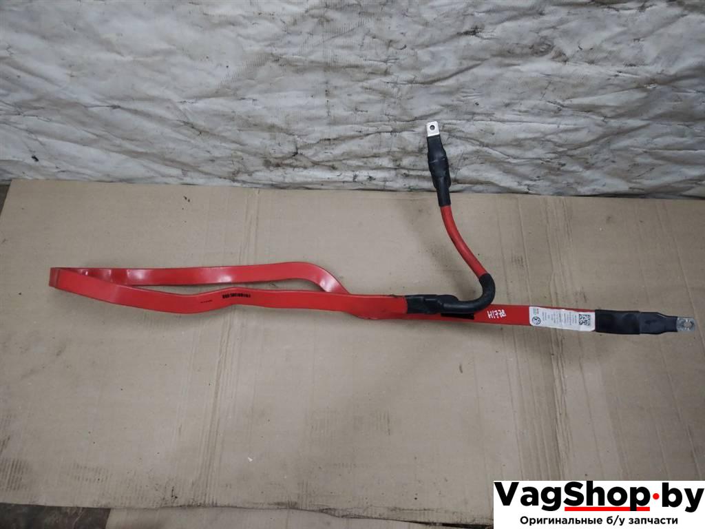 плюсовой провод аккумулятора Audi A8 D4/4H 2011, 3.0 л., TDi, CDT, дизель, АКПП, синий, седан, полный привод, 4H0971225C - фото №1