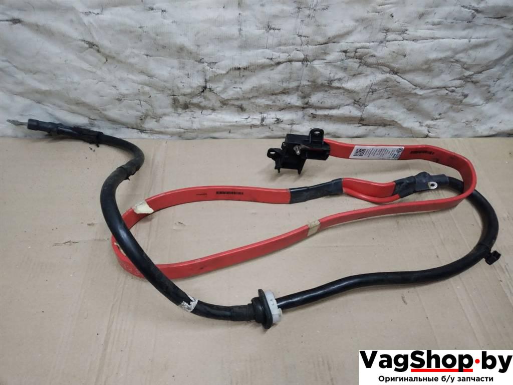 плюсовой провод аккумулятора Audi A8 D4/4H 2011, 3.0 л., TDi, CDT, дизель, АКПП, синий, седан, полный привод, 4H2971225A - фото №1