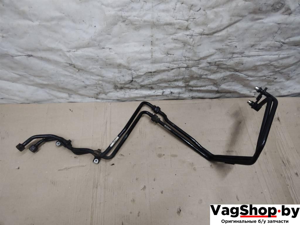 шланг (трубка) АКПП Audi A6 4F/C6 2005, 3.0 л., TDi, BMK, дизель, АКПП, синий, седан, полный привод, 4F0317818A, 4F0317817A, 4F0317821A, 4F0317822A - фото №1