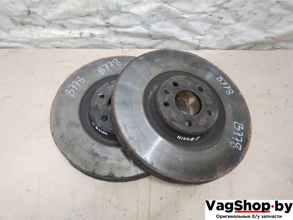 диск тормозной передний Audi A8 D4/4H 2011, 3.0 л., TDi, CDT, дизель, АКПП, синий, седан, полный привод - фото №1