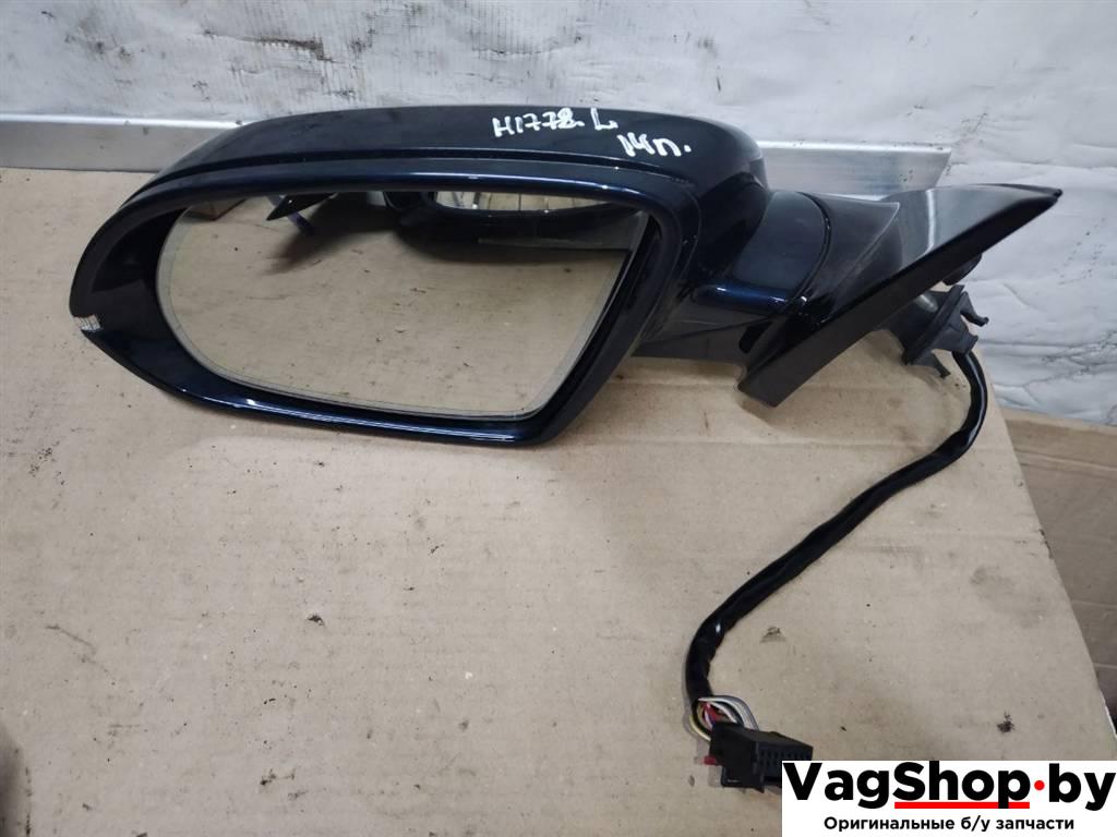 зеркало наружное левое Audi A8 D4/4H 2011, 3.0 л., TDi, CDT, дизель, АКПП, синий, седан, полный привод - фото №1