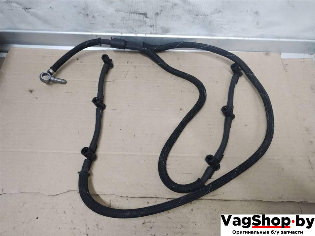 трубка обратки форсунок Audi A8 D4/4H 2011, 3.0 л., TDi, CDT, дизель, АКПП, синий, седан, полный привод, 059130218AE - фото №1