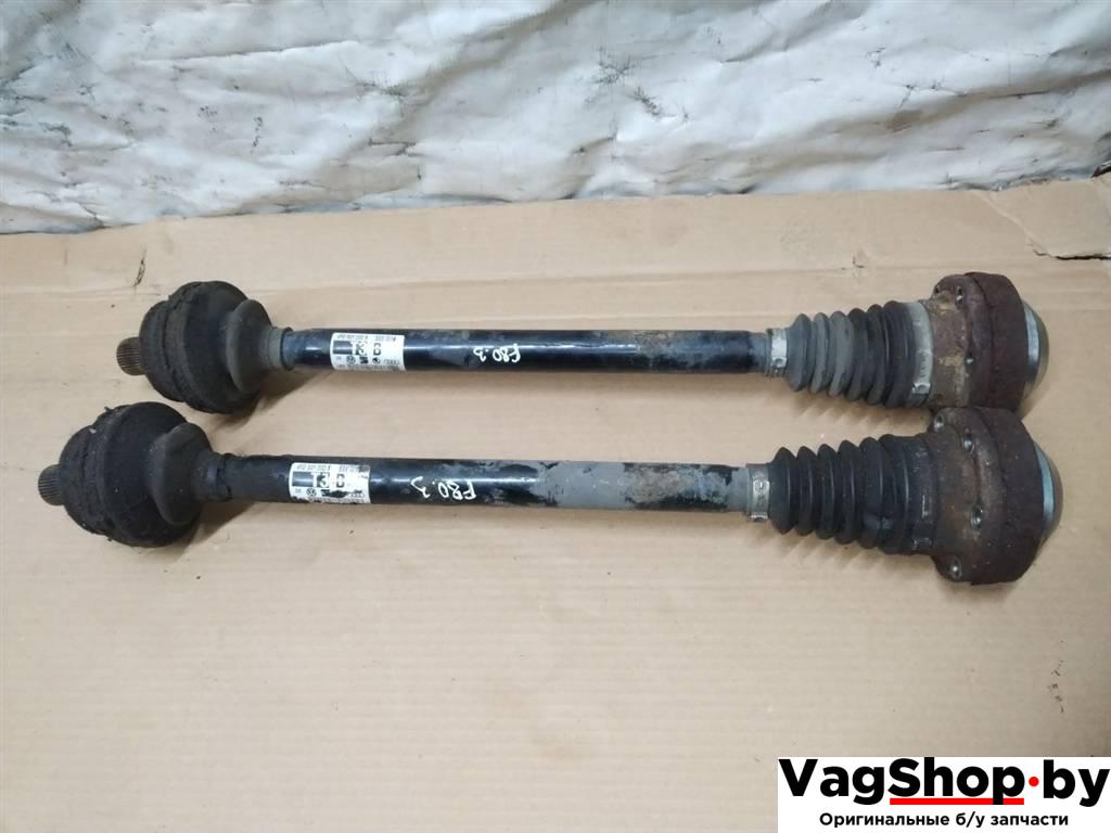 полуось задняя (приводной вал, ШРУС) Audi A6 4F/C6 2005, 3.0 л., TDi, BMK, дизель, АКПП, синий, седан, полный привод, 4F0501203B - фото №1