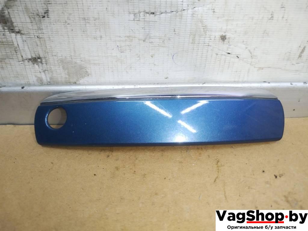ручка наружная передняя правая Audi A6 4F/C6 2005, 3.0 л., TDi, BMK, дизель, АКПП, синий, седан, полный привод, 4F2837240 - фото №1