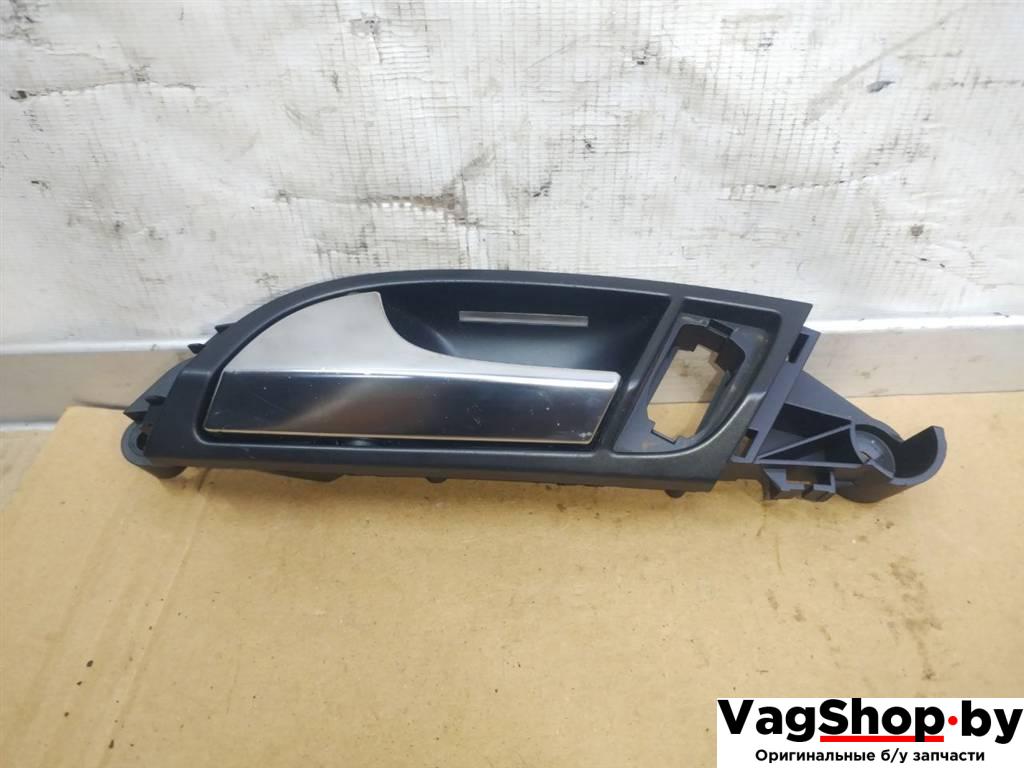 ручка внутренняя передняя левая Audi Q7 4L 2007, 3.0 л., TDi, BUG, дизель, АКПП, черный, внедорожник 5 дв., полный привод, 4L0837019 - фото №1