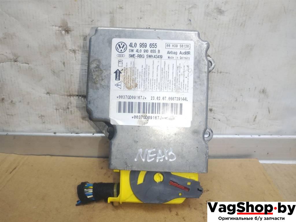 блок AirBag Audi Q7 4L 2007, 3.0 л., TDi, BUG, дизель, АКПП, черный, внедорожник 5 дв., полный привод, 4L0959655, 4L0910655B - фото №1