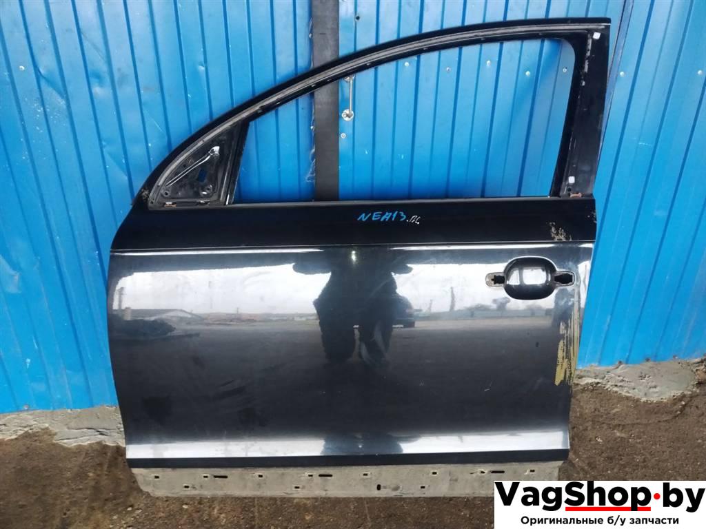 дверь передняя левая Audi Q7 4L 2007, 3.0 л., TDi, BUG, дизель, АКПП, черный, внедорожник 5 дв., полный привод - фото №1