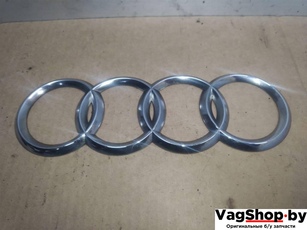 эмблема Audi Q7 4L 2007, 3.0 л., TDi, BUG, дизель, АКПП, черный, внедорожник 5 дв., полный привод, 4E0853742 - фото №1