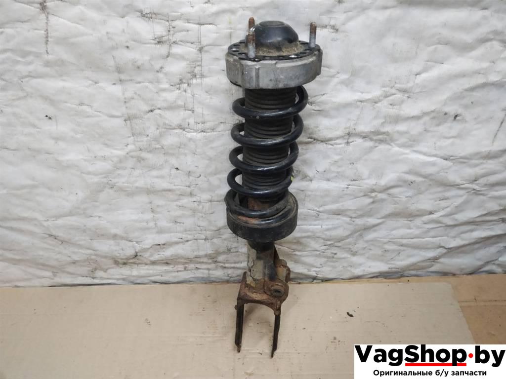 амортизатор передний правый Volkswagen Touareg 2 поколение 2012, 3.6 л., FSI, CGR, бензин, АКПП, серебро, внедорожник 5 дв., полный привод - фото №1