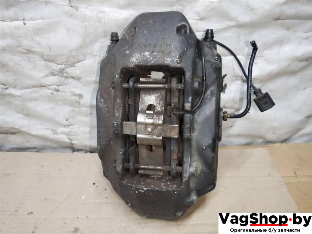 суппорт передний правый Volkswagen Touareg 2 поколение 2012, 3.6 л., FSI, CGR, бензин, АКПП, серебро, внедорожник 5 дв., полный привод - фото №1