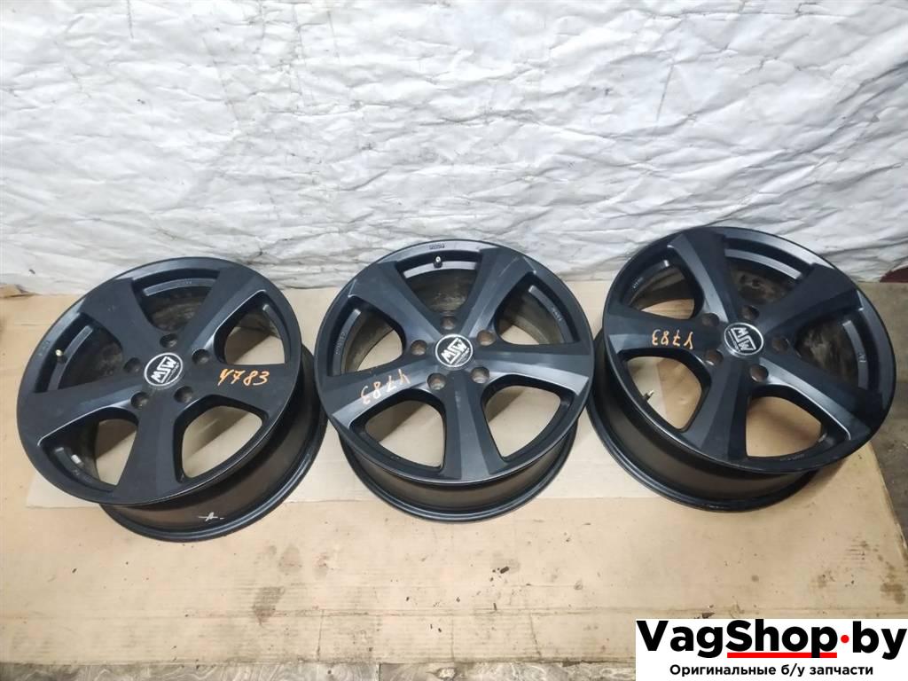 диск литой Volkswagen Touareg 2 поколение 2012, 3.6 л., FSI, CGR, бензин, АКПП, серебро, внедорожник 5 дв., полный привод - фото №1