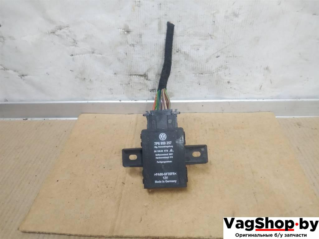 блок управления сиденьем Volkswagen Touareg 2 поколение 2012, 3.6 л., FSI, CGR, бензин, АКПП, серебро, внедорожник 5 дв., полный привод, 7P6959257 - фото №1