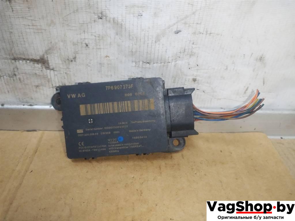 блок контроля давления в шинах Volkswagen Touareg 2 поколение 2012, 3.6 л., FSI, CGR, бензин, АКПП, серебро, внедорожник 5 дв., полный привод, 7P6907273F - фото №1