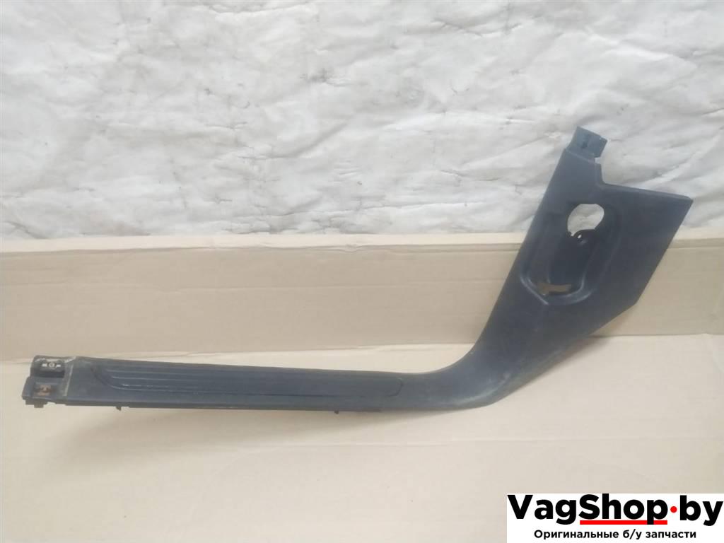 накладка на порог Volkswagen Touareg 2 поколение 2012, 3.6 л., FSI, CGR, бензин, АКПП, серебро, внедорожник 5 дв., полный привод, 7P0863483D - фото №1