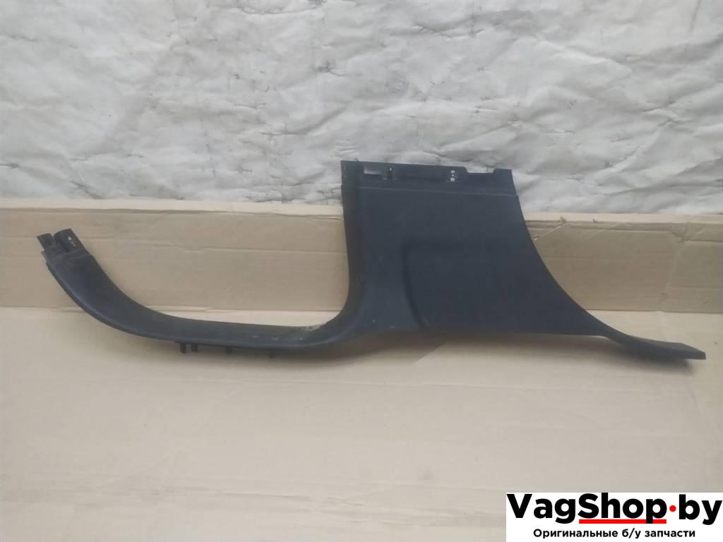 накладка на порог Volkswagen Touareg 2 поколение 2012, 3.6 л., FSI, CGR, бензин, АКПП, серебро, внедорожник 5 дв., полный привод, 7P0853369H - фото №1