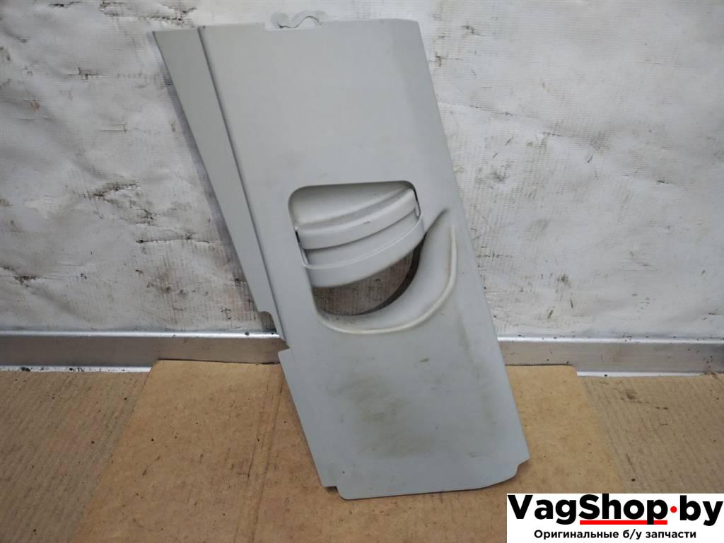 обшивка стойки центральной левой Volkswagen Touareg 2 поколение 2012, 3.6 л., FSI, CGR, бензин, АКПП, серебро, внедорожник 5 дв., полный привод - фото №1