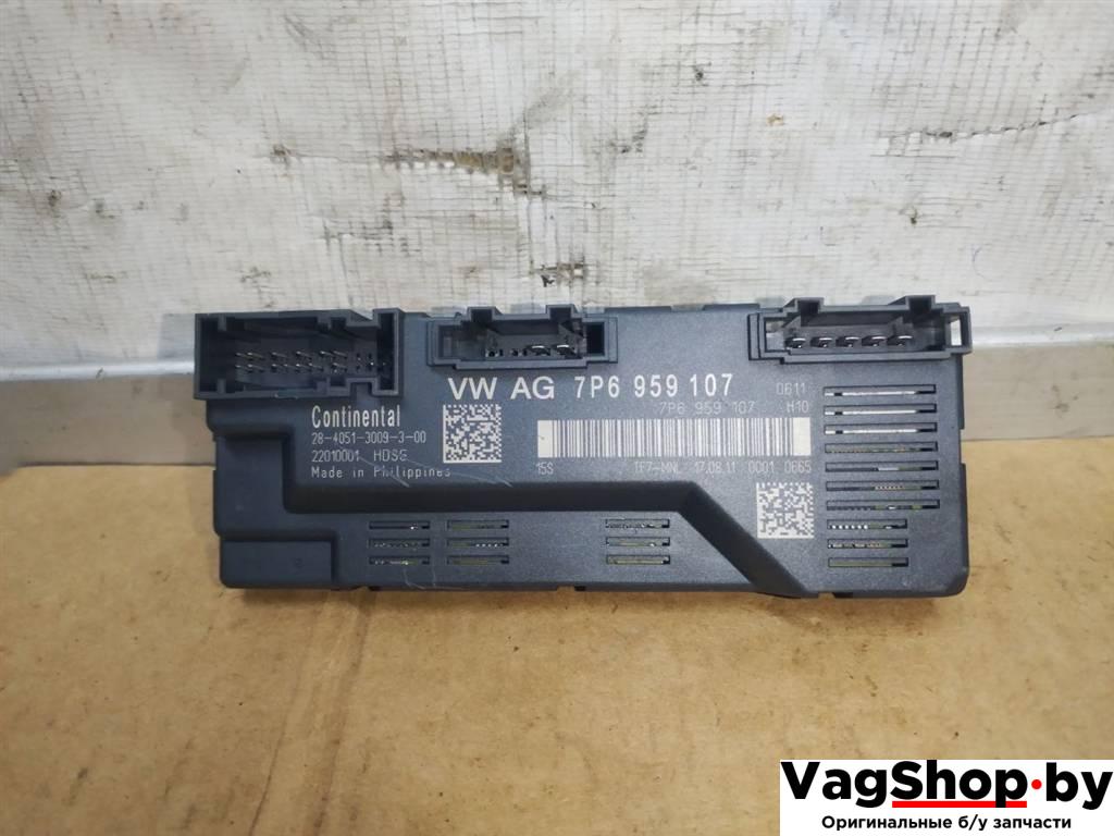 блок управления крышкой багажника Volkswagen Touareg 2 поколение 2012, 3.6 л., FSI, CGR, бензин, АКПП, серебро, внедорожник 5 дв., полный привод, 7P6959107 - фото №1