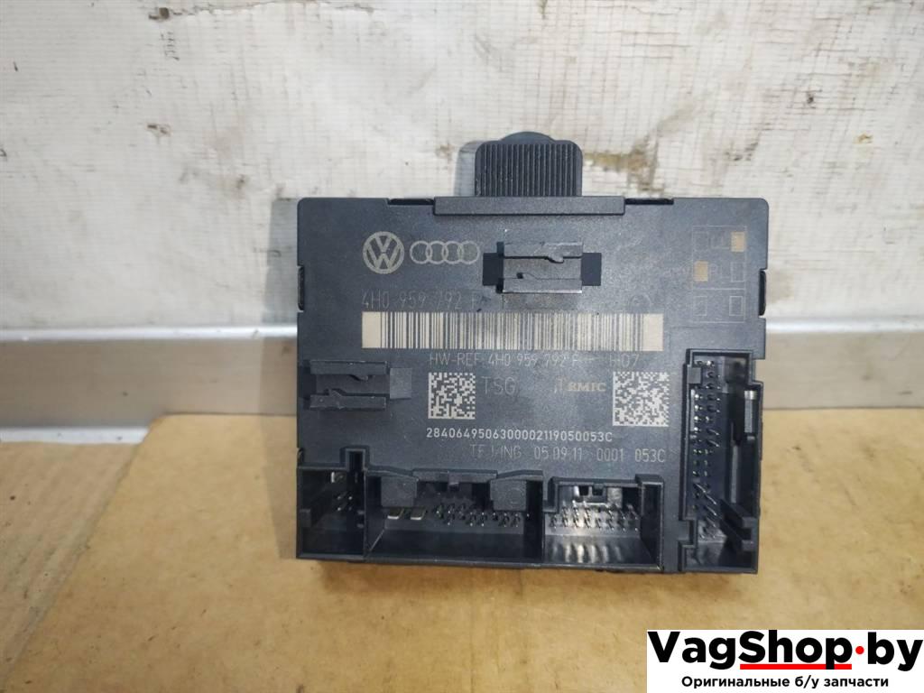 модуль управления двери Volkswagen Touareg 2 поколение 2012, 3.6 л., FSI, CGR, бензин, АКПП, серебро, внедорожник 5 дв., полный привод, 4H0959792F - фото №1