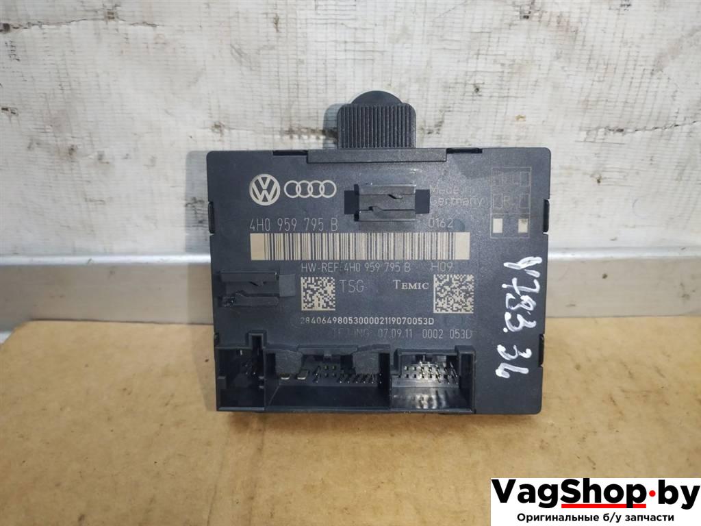 модуль управления двери Volkswagen Touareg 2 поколение 2012, 3.6 л., FSI, CGR, бензин, АКПП, серебро, внедорожник 5 дв., полный привод, 4H0959795B - фото №1