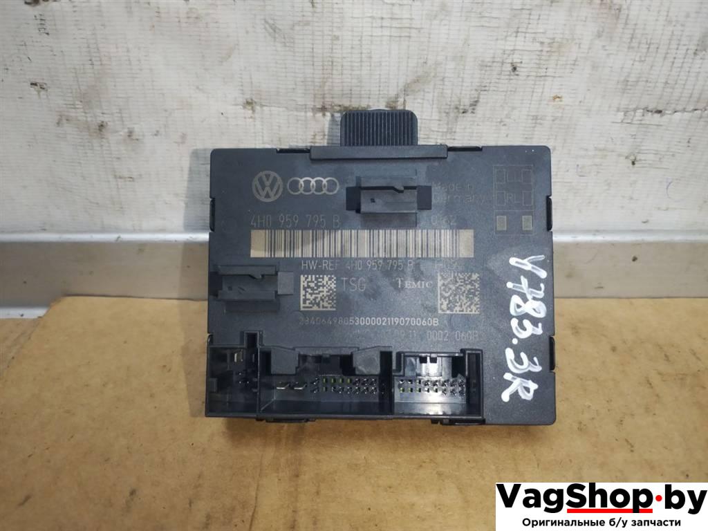 модуль управления двери Volkswagen Touareg 2 поколение 2012, 3.6 л., FSI, CGR, бензин, АКПП, серебро, внедорожник 5 дв., полный привод, 4H0959795B - фото №1