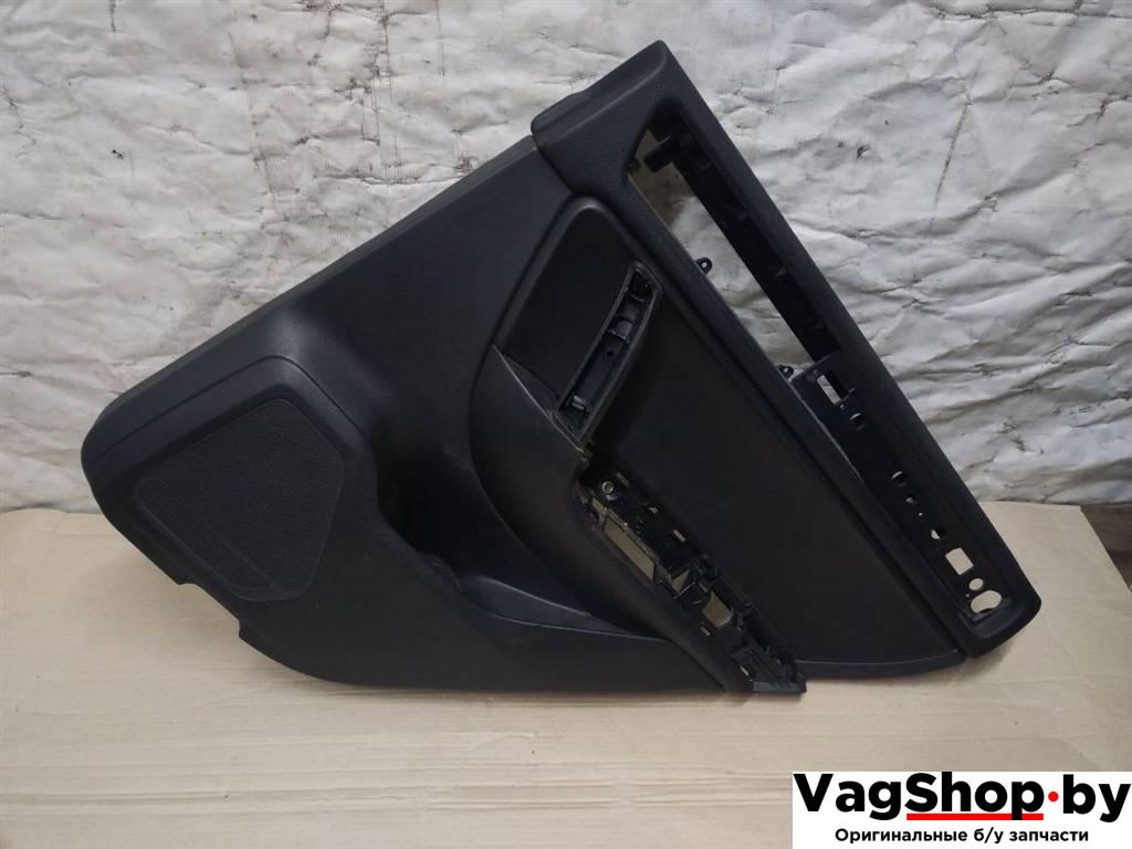 обшивка двери задняя правая Volkswagen Touareg 2 поколение 2012, 3.6 л., FSI, CGR, бензин, АКПП, серебро, внедорожник 5 дв., полный привод - фото №1