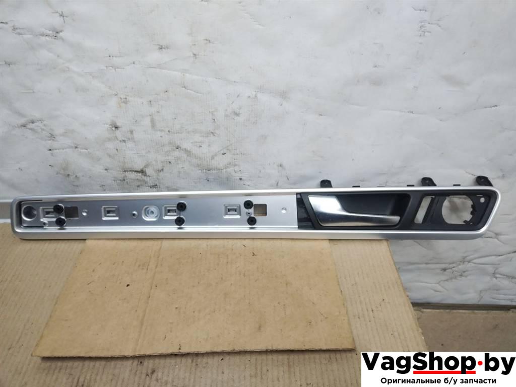 ручка внутренняя задняя левая Volkswagen Touareg 2 поколение 2012, 3.6 л., FSI, CGR, бензин, АКПП, серебро, внедорожник 5 дв., полный привод, 7P6839113, 7P6837419 - фото №1