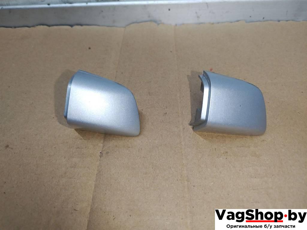 Колпачок (заглушка) ручки двери Volkswagen Touareg 2 поколение 2012, 3.6 л., FSI, CGR, бензин, АКПП, серебро, внедорожник 5 дв., полный привод, 7P6839168 - фото №1